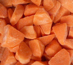 غذاهای کامل حاوی هویج فریز شده منجمد شده جریان تازه ی سبزیجات منجمد