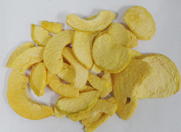 میوه خشک شده چربی خنک، چیپ هویج خشک زرد 0.3-0.5٪ اسید سیتریک