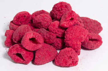 Microelements Containing Freeze Raspberries خشک شده کم کالری برای بزرگسالان / کودک