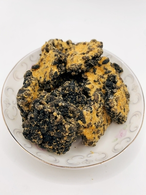 گوبای طلایی سیاه زرد تخم مرغ نمکی و نخود گوشت خوک طعم برنج کریکر مخلوط برنج کریسپی برنج سرخ شده پوسته برنج