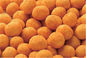 کره بادام زمینی تند پوشش داده شده با رنگ زرد رنگ حاوی مواد آرایشی سالم و سالم است