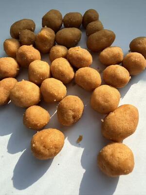 بادام زمینی بو داده، شور و پوشش دار، اسنک، بسته بندی عمده فروشی، کراکر بادام زمینی سویا