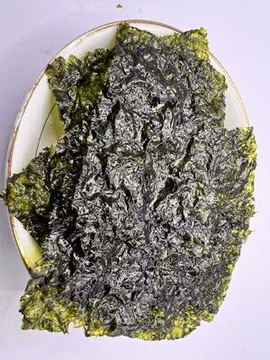 اسنک های جلبک دریایی برشته شده کم چرب و بدون گلوتن با طعم نمک دریا، دارای گواهی BRC، برای خرده فروشی و صنایع غذایی