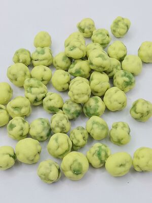 اسنک لوبیا سبز واسیبی با عمر طولانی، HACCP/BRC/KOSHER/HALAL گواهی شده و به آرامی پخته شده است