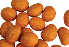بادام زمینی برشته با روکش کاجون/پیاز با گواهینامه کوشر/حلال/Haccp/Brc خوراک میان وعده خشک ترد و ترد