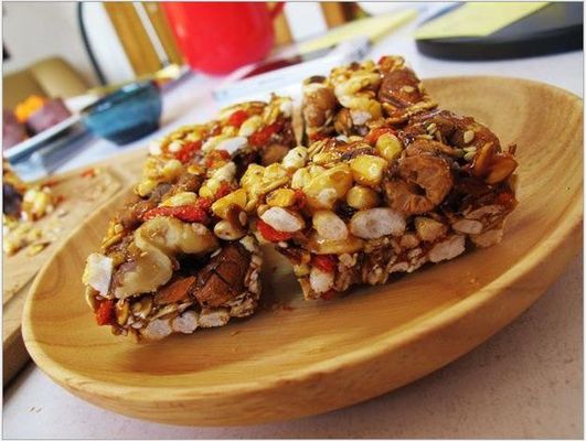 میله های پروتئین ذرت، میوه های صبحانه با پروتئین بالا 12 ماه عمر مفید