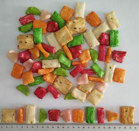 HALAL Colorful Soy Sauce Flavour Rice Crackers Mix OEM Middle East محبوب اشکال مختلف خنده دار بچه ها تنقلات