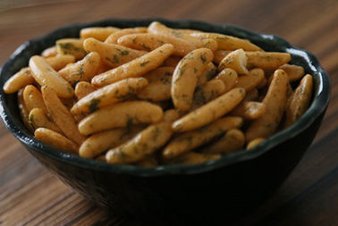 جلبک دریایی Wasabi عطر و طعم هلال ماه شکلات کراکر پخته شده برنج مخلوط ژاپنی Sancks