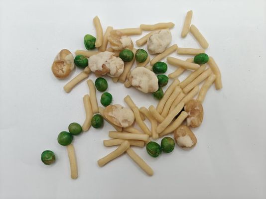 شيشه هاي ميگو و لوبيا با نمك پخته شده