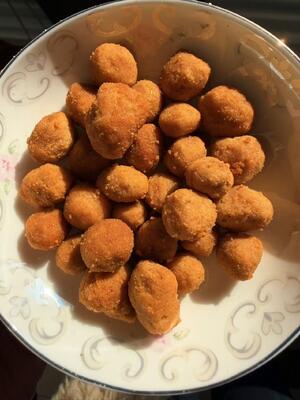 اسنک بادام زمینی روکش دار خوشمزه با طعم تخم مرغ شور و تند برای عرضه در مقیاس بزرگ