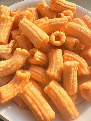 کراکر برنجی با طعم شیرین و تند، مخلوط اسنک خوش طعم، کره ای، نوارهای کیک برنجی که برای دسته بندی های غذایی اسنک قومی توسعه یافته اند.