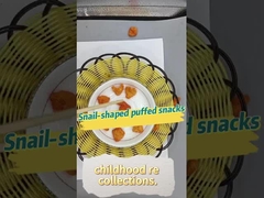 اسنک های پف شکل حلزون