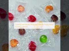 رنگارنگ و بسته بندی شده به صورت جداگانه خوشمزه میوه ای خوشمزه